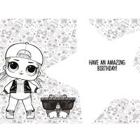 LOL Surprise Glitter On! Birthday Card Extra Image 1 Preview